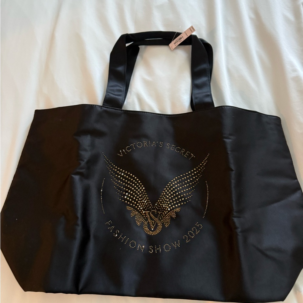 Victoria's Secret Black and Gold Fashion Show Tote